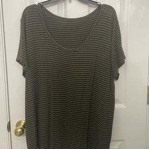 Striped Plus Size Tee